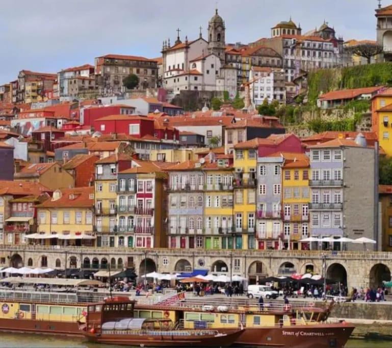 Loft In The Historic Center Of Oporto Downtown Lägenhet Exteriör bild